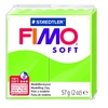 Picture of Cietējoša modelēšanas masa FIMO SOFT, 57 g, ābolu zaļā krāsa (apple green)