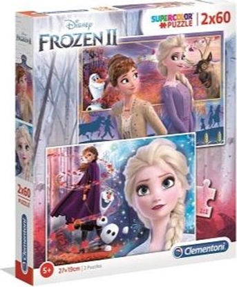 Attēls no Clementoni Puzzle 2x60 elementów Frozen 2