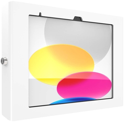 Attēls no Compulocks Apex - Gehause - fur Tablett - verriegelbar - Metallrahmen - weiss - Wandmontage - fur Apple iPad A16 Wi-Fi, A16 Wi-Fi + Cellular
