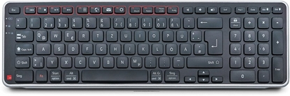 Attēls no Klawiatura Contour Balance Tastatur wired DE-Layout schwarz retail