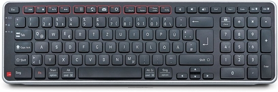 Изображение Klawiatura Contour Balance Tastatur wired DE-Layout schwarz retail