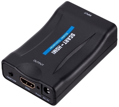 Изображение Adapter AV Fusion Accessories Converter SCART to HDMI + audio Black