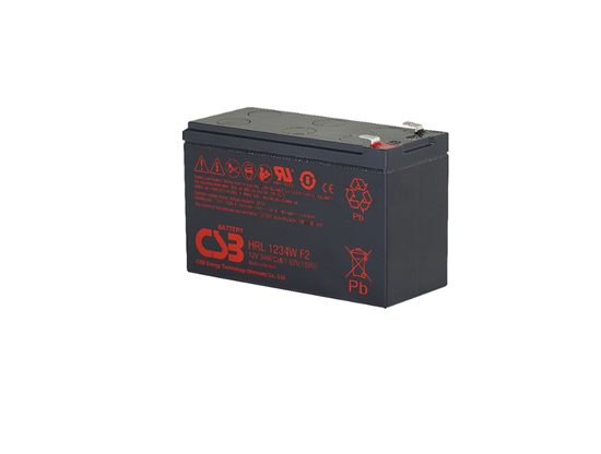 Picture of CSB Battery Battery 12V 9Ah 34W Pb F2 | HRL1234W