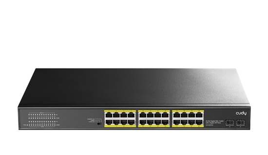 Изображение Cudy GS1028PS2 24-Port Gigabit PoE+ Switch 2 SFP Ports 300W