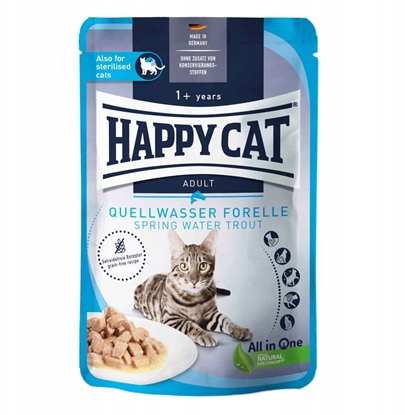 Picture of Culinary Meat in Sauce Spring Water Trout, mokra karma, dla kotów dorosych, pstrg, 85 g, saszetka