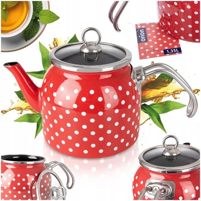 Attēls no Czajnik emaliowany TECKA 1,1 l