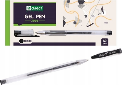 Picture of D.Rect Pióro el 3006 czarne (12szt) D.RECT