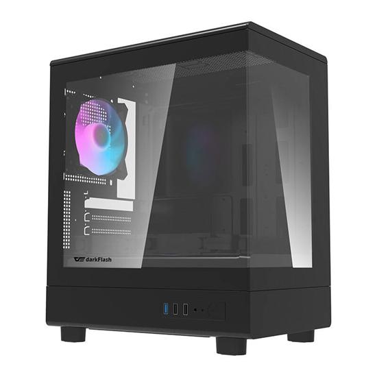 Изображение Darkflash Darkflash DB330M computer case + 3 aRGB fans (black)