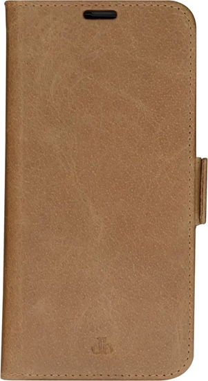 Изображение dbramante1928 Copenhagen - Flip-Hulle fur Mobiltelefon - genarbtes Leder - Hellbraun - fur Apple iPhone 12, 12 Pro