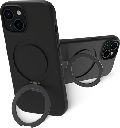 Attēls no dbramante dbramante1928 Iceland Ultra - Tylny pokrowiec na telefon komórkowy - z podstaw - kompatybilny z MagSafe - D3O, Kunststoff - czarny - do Apple iPhone 15