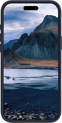 Attēls no dbramante dbramante1928 Iceland Ultra - Tylny pokrowiec na telefon komórkowy - Stojak - kompatybilny z MagSafe - D3O, Kunststoff - niebieski - do Apple iPhone 16