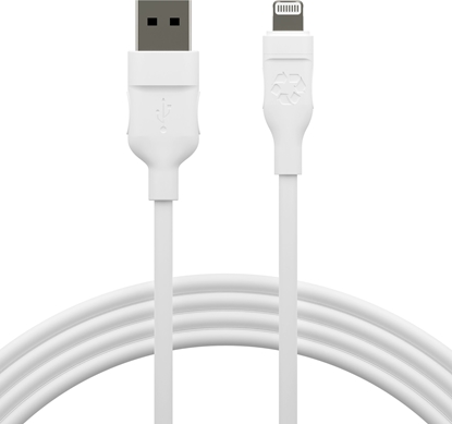 Attēls no dbramante1928 re-charge - Cable - 2.5m USB-A to Lightning - W, 2.5 m, Lightning, USB A, Male, Male, White