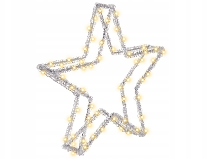 Изображение Dekoracja ogrodowa LED gwiazda 31 cm biay SIMO