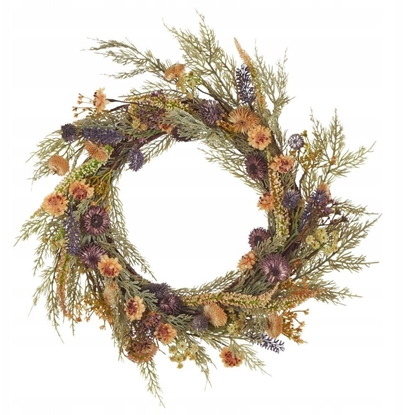 Picture of Dekoracja witeczna Beliani Wieniec dekoracyjny CAMRUN Zielony 4 cm