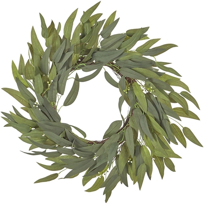 Picture of Dekoracja witeczna Beliani Wieniec dekoracyjny GAMRUN Zielony 4 cm
