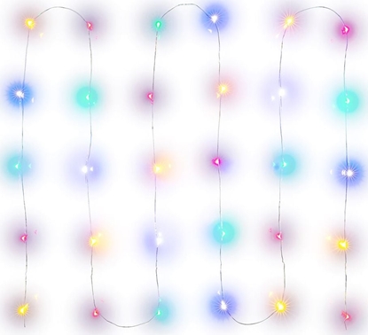 Изображение Dekoracja witeczna Retlux RETLUX - RXL 260 vánoní dekorace 30LED, nano, délka 3m+pívod 0.3m, 3x AA, barva multicolour