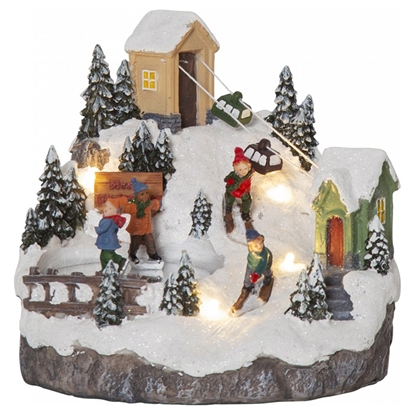 Picture of Dekors Alpville scate BO 4LED 16x15.5x16cm