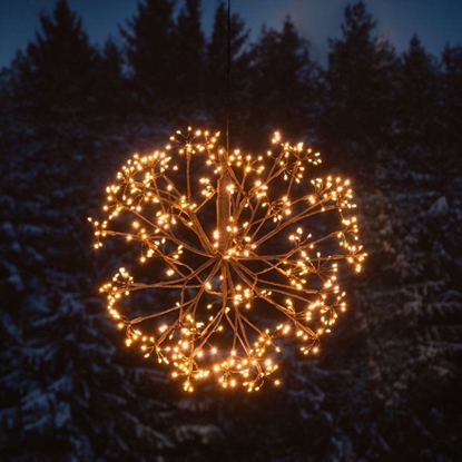 Picture of Dekors bumba Finnlumor 480LED d40cm IP44 pievads 5m dzintara