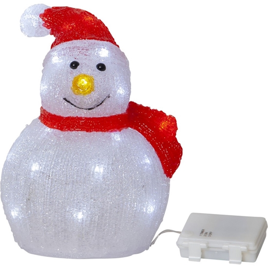 Picture of Dekors Crystalo Snowman BO 30LED 17x25x15cm