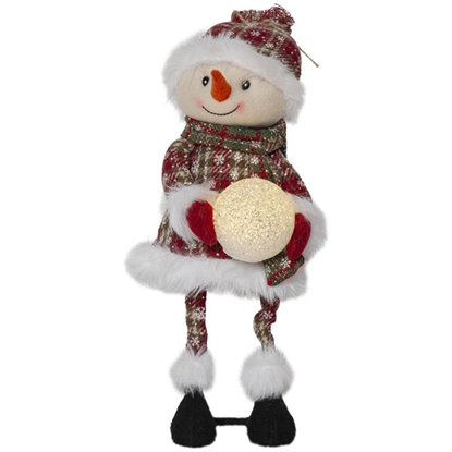 Picture of Dekors Joylight Snowmen BO 1LED h40cm