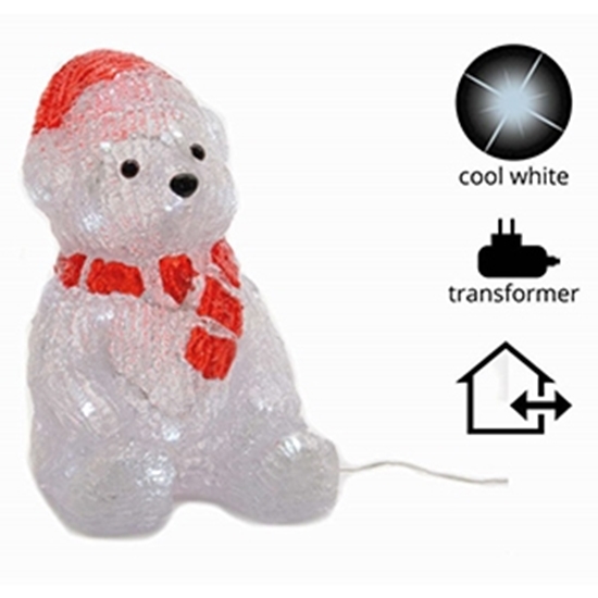 Picture of Dekors Lācis ar šalli 30LED 28cm