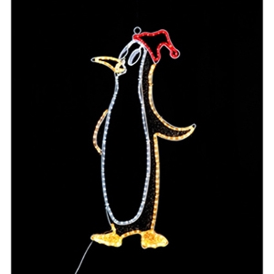 Picture of Dekors Pingvīns 192LED 34xh73cm