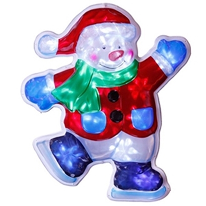 Picture of Dekors Sniegavīrs uz slidām h48cm