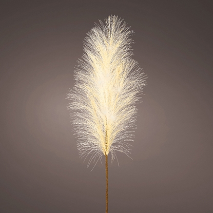 Picture of Dekors Spalva ar 6LED silti balta h70cm B/O taimeris