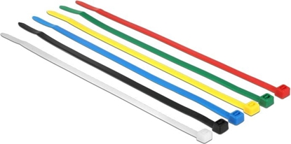 Изображение Delock Cable ties coloured L 200 x W 3.6 mm 100 pieces