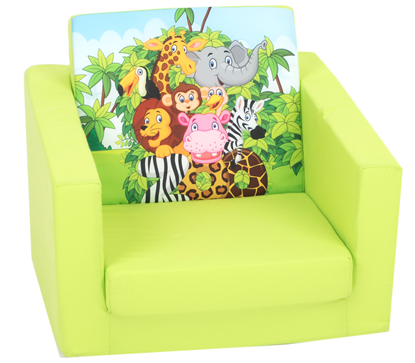 Attēls no Delta Trade DT5  mīksts izvelkams vienvietīgs sēžamkrēsls bērniem