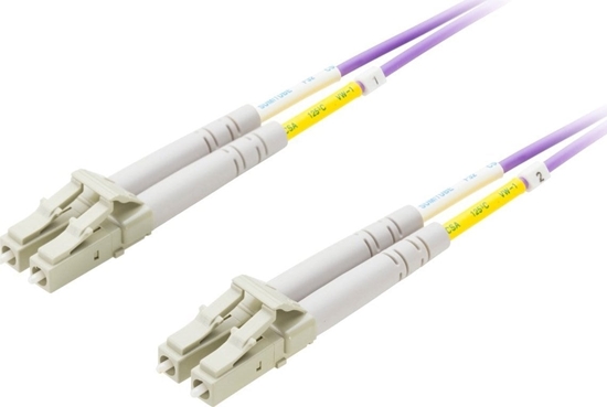 Picture of Deltaco DELTACO optinis kabelis, LC - LC, 50/125, OM4, duplex, multimode, 5m LCLC-705