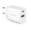 Picture of Devia adowarka sieciowa Smart PD 1x USB-C 1x USB 20W biaa