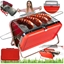 Изображение DH Garden Grill Opal ""S lux"" red mini grill czerwo