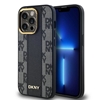 Picture of DKNY DKNY Leather Checkered Mono Pattern MagSafe - Etui iPhone 14 Pro (czarny)