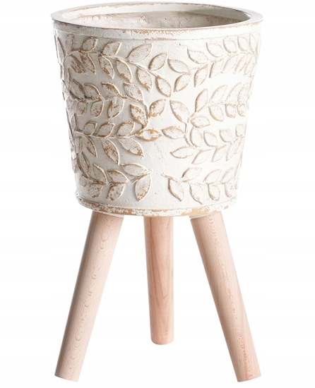 Picture of Doniczka na nókach ALIARTOS 26 cm Zamana biel