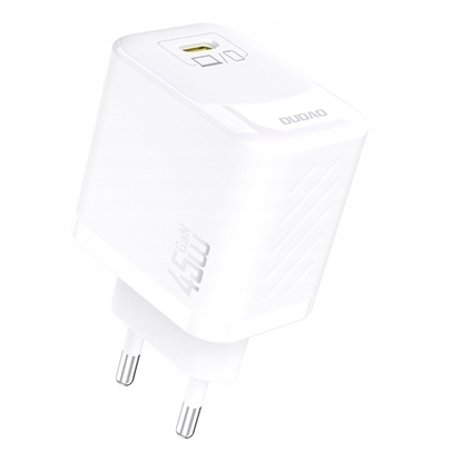 Attēls no adowarka sieciowa Dudao A28C 45W GaN + kabel USB-C - biaa