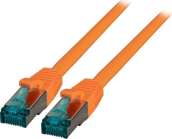 Изображение EFB EFB RJ45 Patchkabel S/FTP, Cat.6A, LSZH, 3m, orange