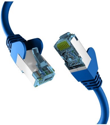 Picture of EFB Netzwerkkabel CAT6a S/FTP PIMF mit CAT7 Rohkabel 10 Gigabit Ethernet Kupfer 15m blau