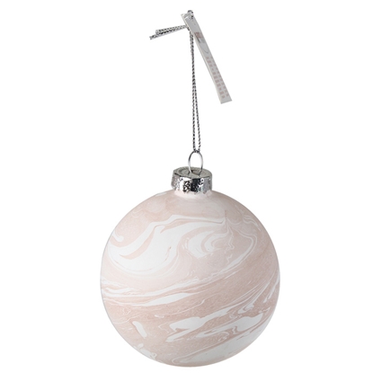 Picture of Eglīšu bumba ar ornamentu d8cm