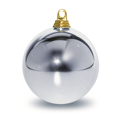 Picture of Eglīšu bumba d14cm sudraba