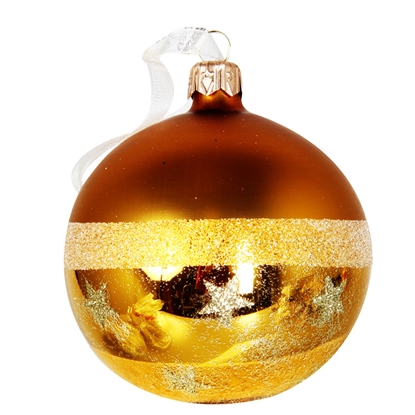 Picture of Eglīšu bumba d8cm zelta