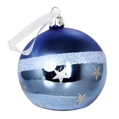 Picture of Eglīšu bumba d8cm zila