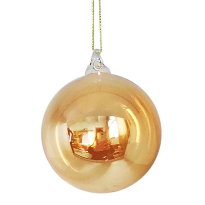 Picture of Eglīšu bumba d8cm, stikla, zelta