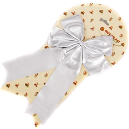 Picture of Eglīšu rot.bantīte 22cm sudraba