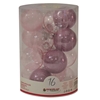 Picture of Egļu bumbas d8cm rozā 16gab.