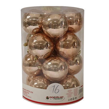 Picture of Egļu bumbas d8cm vara 16gab.