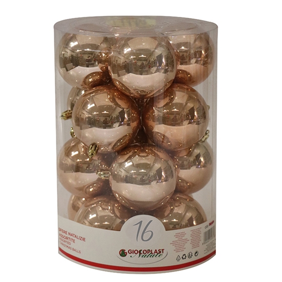 Picture of Egļu bumbas d8cm vara 16gab.