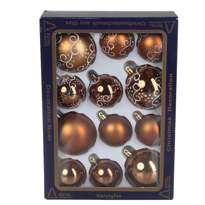 Picture of Egļu bumbu kompl. 4x80mm 8x60mm brūnas