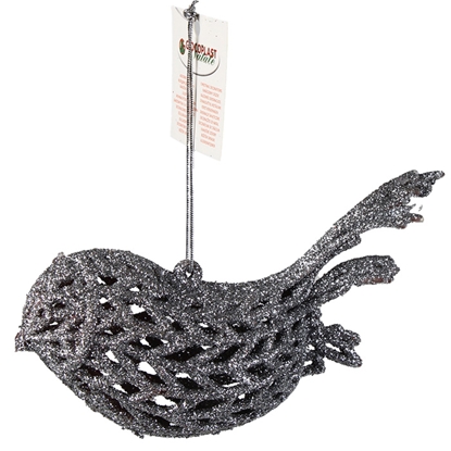 Picture of Egļu dekors 3D 10-14cm, sudraba