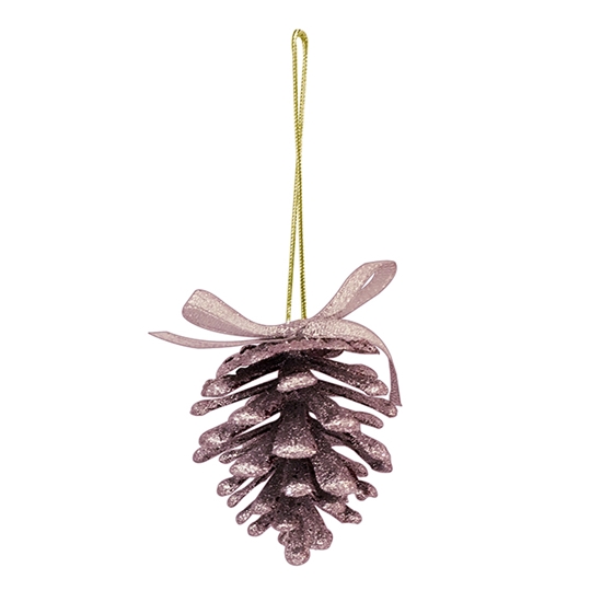 Picture of Egļu rotājumi 13/6cm, rozā